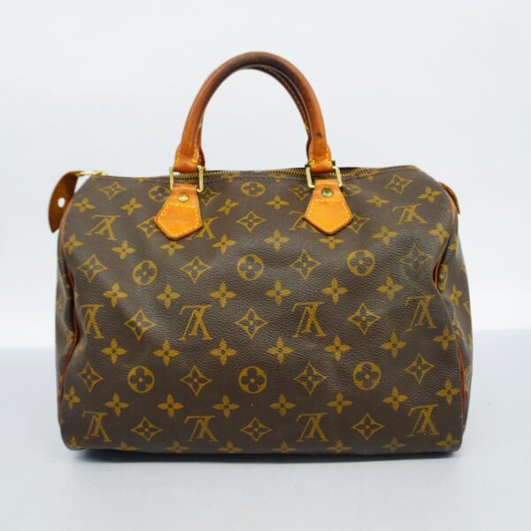 1240001051057 20 Louis Vuitton Speedy 30 Monogram Handbag Brown