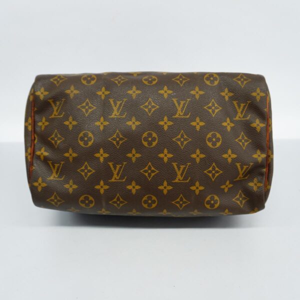 1240001051057 3 Louis Vuitton Speedy 30 Monogram Handbag Brown