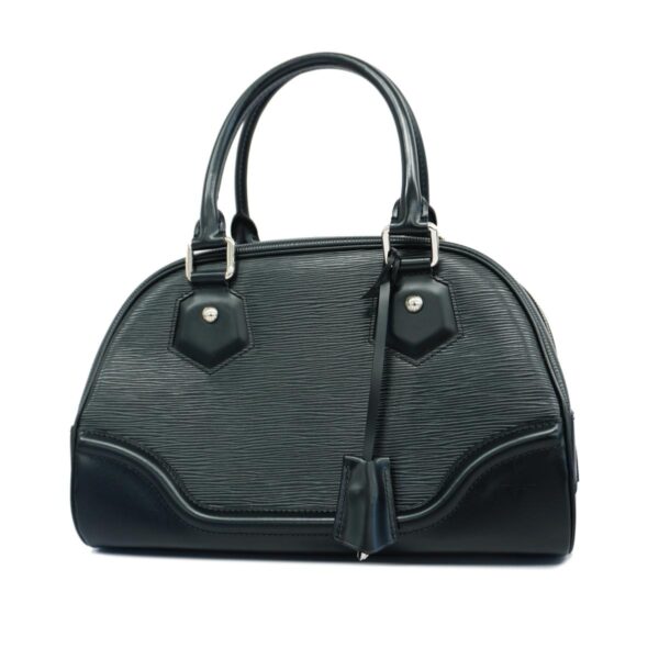 1240001051061 1 Louis Vuitton Bowling Montaigne PM Epi Handbag Noir