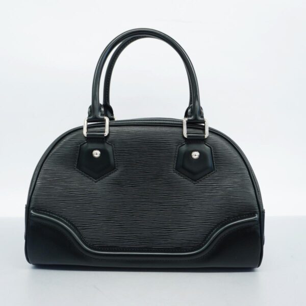 1240001051061 16 Louis Vuitton Bowling Montaigne PM Epi Handbag Noir