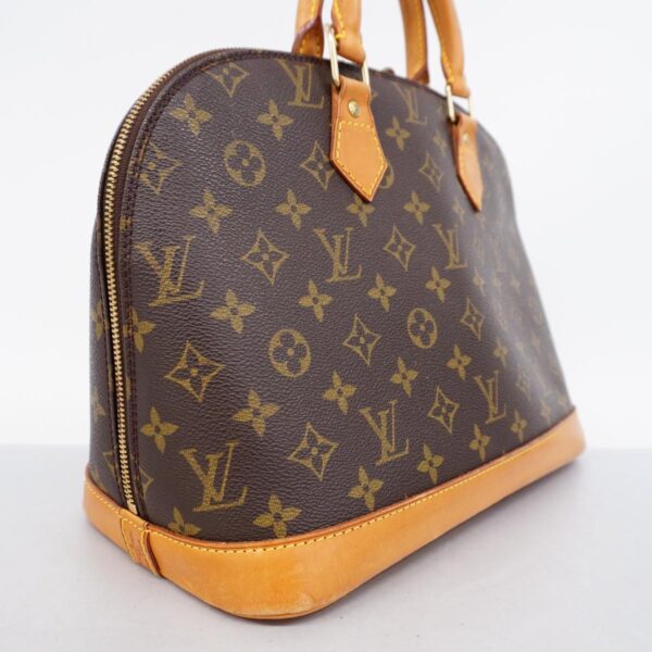 1240001051078 2 Louis Vuitton Alma Monogram Handbag Brown