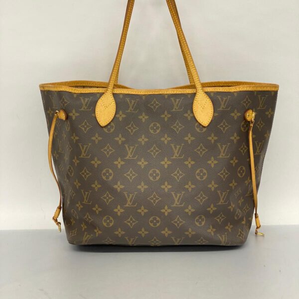 1240001051105 14 Louis Vuitton Neverfull MM Monogram Tote Bag Brown