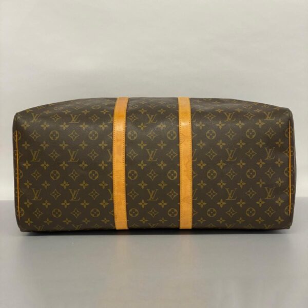 1240001051118 3 Louis Vuitton Keepall 55 Monogram Bag Brown