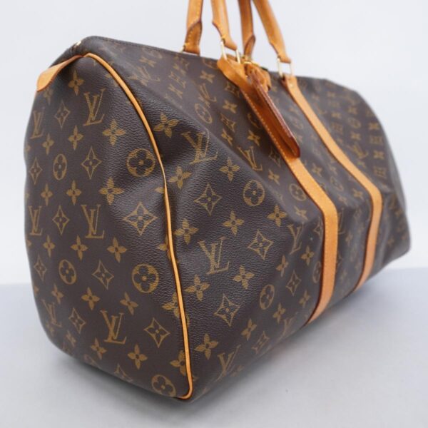 1240001051127 2 Louis Vuitton Keepall 45 Monogram Bag Brown