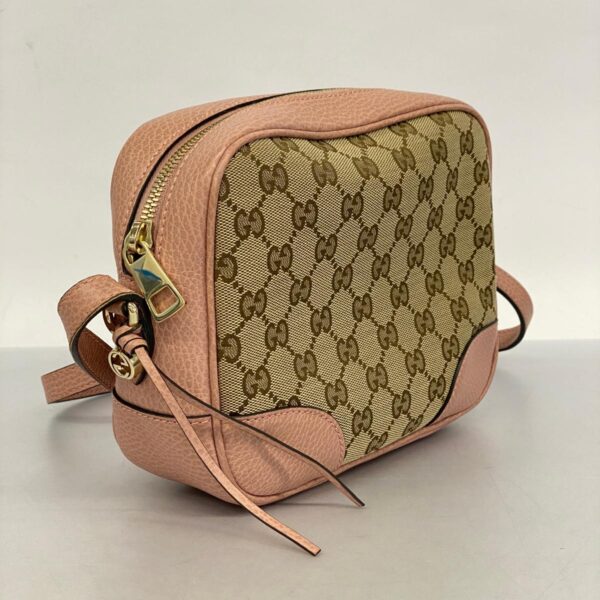 1240001051141 2 Gucci GG Shoulder Bag Pink Beige