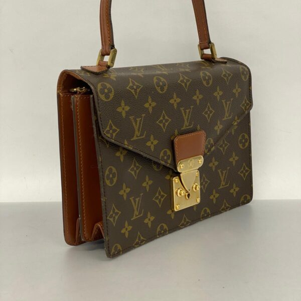 1240001051145 2 Louis Vuitton Concorde Monogram Handbag Brown