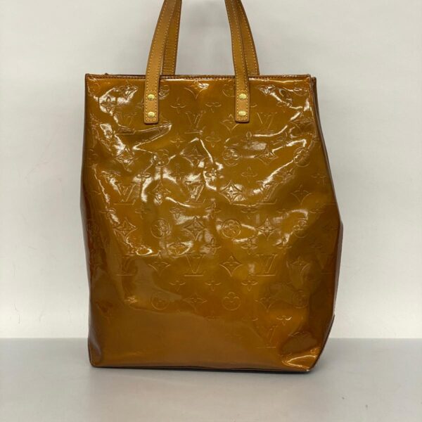 1240001051167 13 Louis Vuitton Lead MM Vernis Tote Bag Bronze