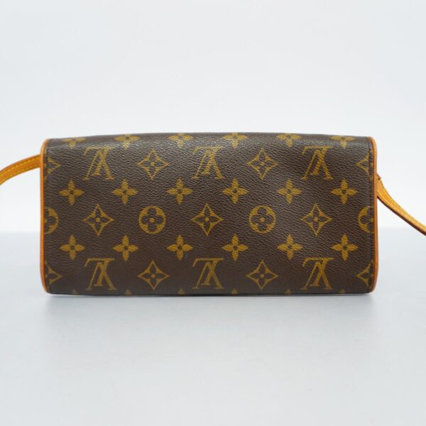 1240001051196 13 Louis Vuitton Pochette Twin GM Monogram Shoulder Bag Brown