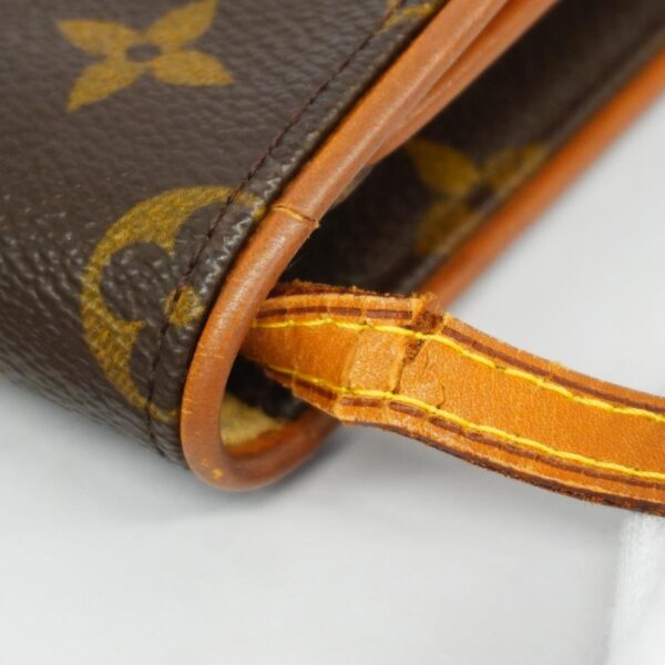 1240001051196 7 Louis Vuitton Pochette Twin GM Monogram Shoulder Bag Brown