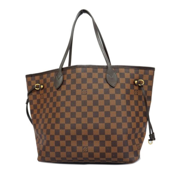 1240001051198 1 Louis Vuitton Neverfull MM Damier Tote Bag Ebene