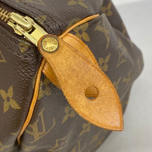 1240001051213 11 Louis Vuitton Speedy 30 Monogram Handbag Brown