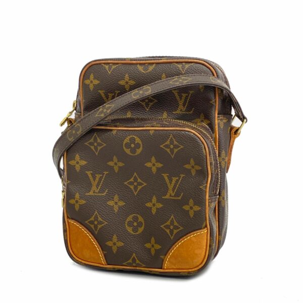 1240001051216 1 Louis Vuitton Amazon Monogram Shoulder Bag Brown