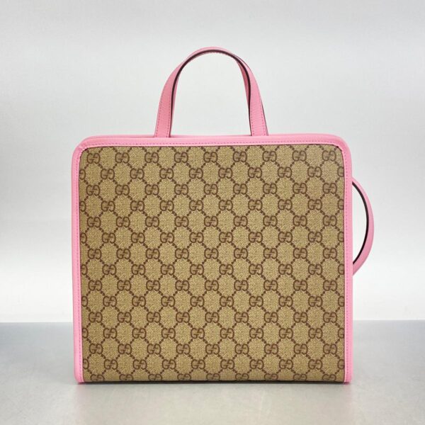 1240001051245 11 Gucci Handbag GG Supreme Yuko Higuchi Pink Beige