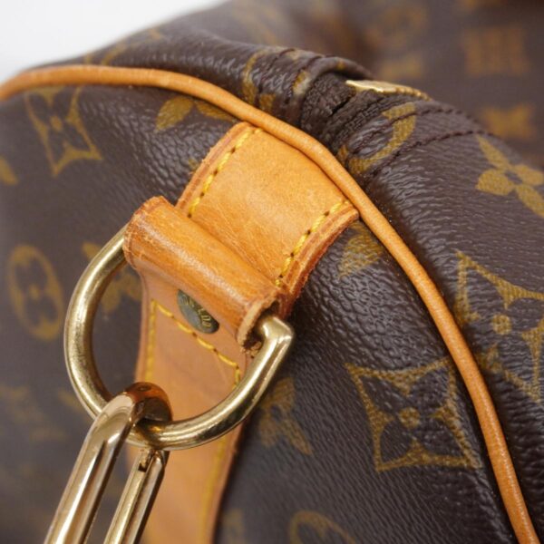 1240001051246 13 Louis Vuitton Keepall Bandouliere 55 Monogram Bag Brown