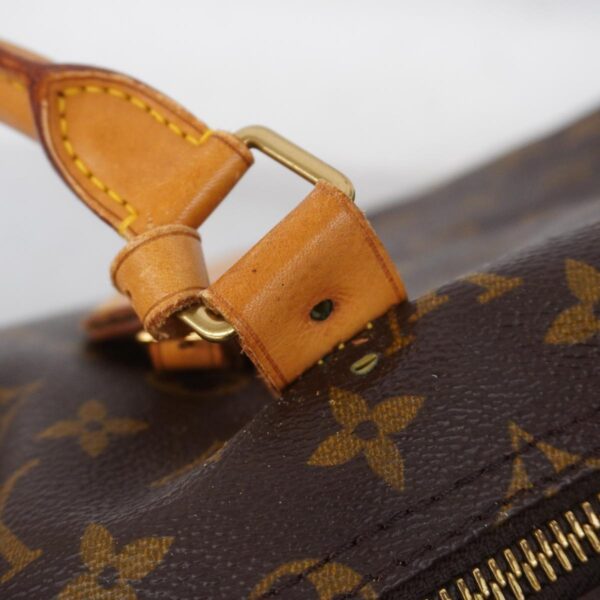 1240001051246 6 Louis Vuitton Keepall Bandouliere 55 Monogram Bag Brown