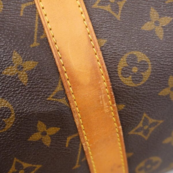 1240001051246 8 Louis Vuitton Keepall Bandouliere 55 Monogram Bag Brown