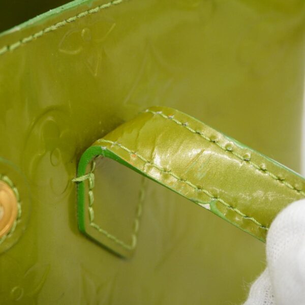 1240001051250 15 Louis Vuitton Wilshire Boulevard Vernis Handbag Vert Tonic