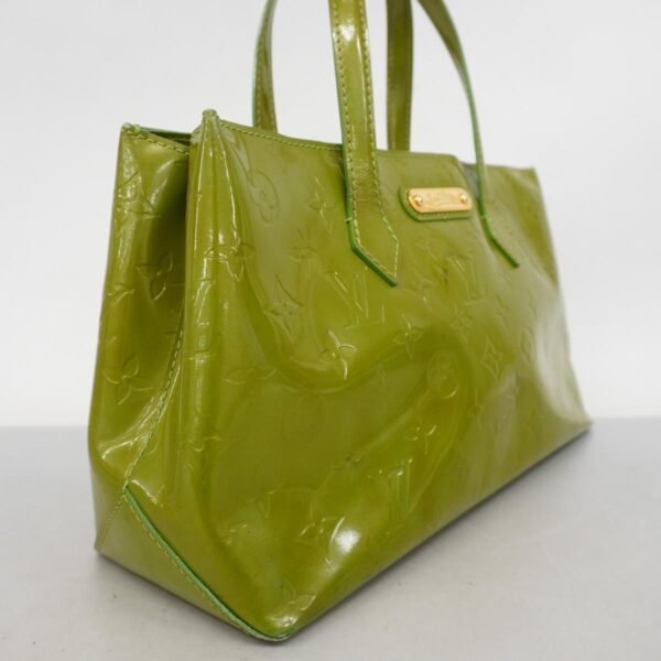 1240001051250 2 Louis Vuitton Wilshire Boulevard Vernis Handbag Vert Tonic