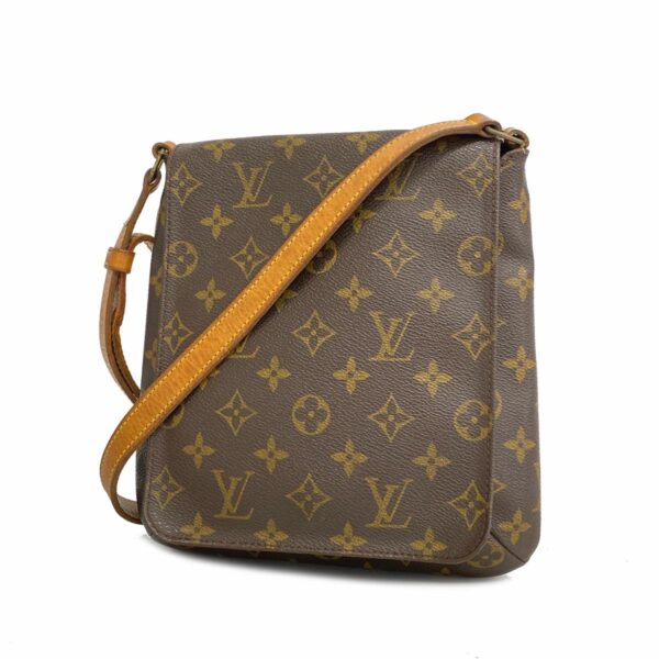 1240001051256 1 Louis Vuitton Musette Salsa Short Monogram Shoulder Bag Brown