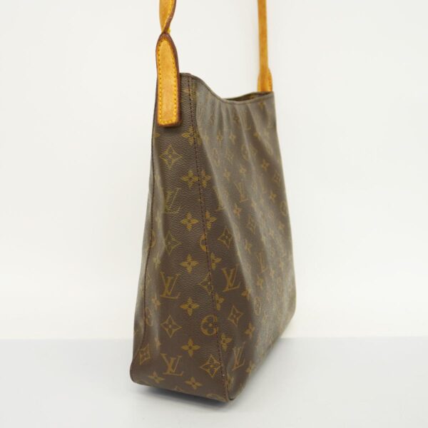 1240001051279 2 Louis Vuitton Looping GM Monogram Shoulder Bag Brown