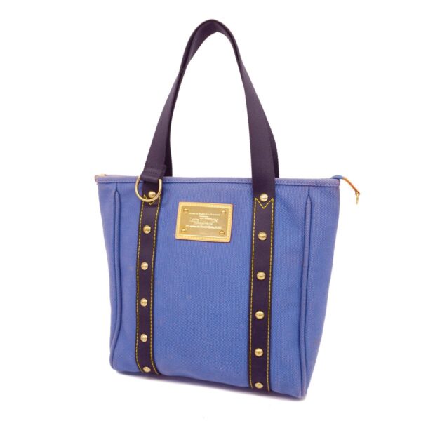 1240001051281 1 Louis Vuitton Hippo MM Antigua Tote Bag Blue