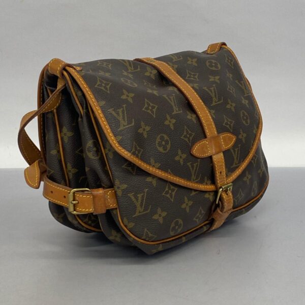 1240001051310 2 Louis Vuitton Saumur 30 Monogram Shoulder Bag Brown