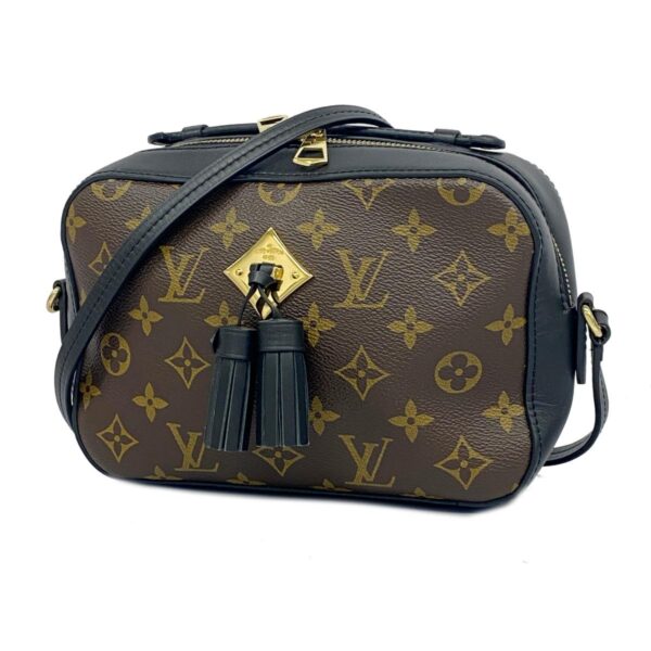 1240001051312 1 Louis Vuitton Saintonge Monogram Shoulder Bag Noir Black