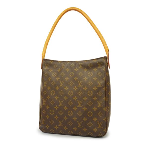 1240001051320 1 Louis Vuitton Looping GM Monogram Shoulder Bag Brown