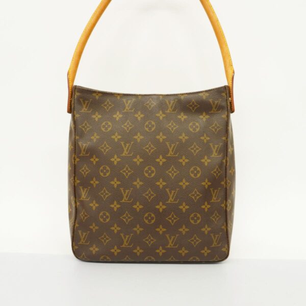 1240001051320 12 Louis Vuitton Looping GM Monogram Shoulder Bag Brown