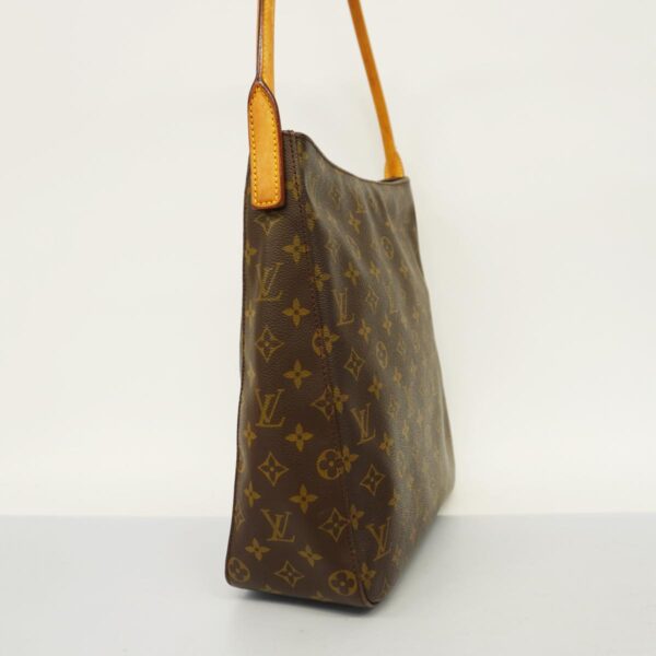 1240001051320 2 Louis Vuitton Looping GM Monogram Shoulder Bag Brown