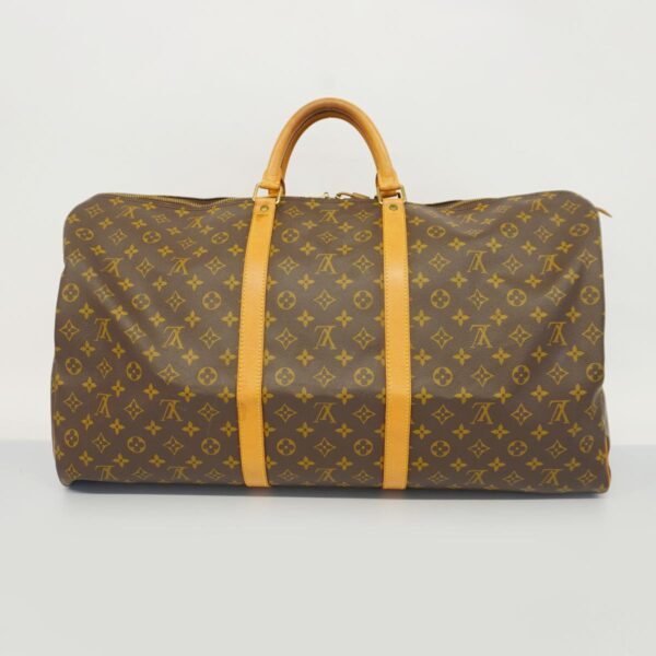 1240001051325 13 Louis Vuitton Keepall 60 Monogram Bag Brown