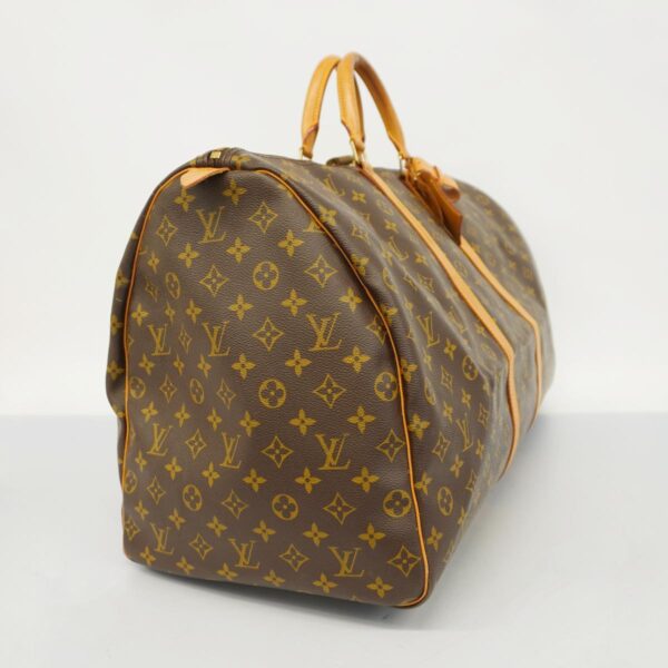 1240001051325 2 Louis Vuitton Keepall 60 Monogram Bag Brown