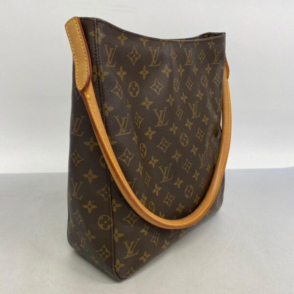 1240001051353 2 Louis Vuitton Looping GM Monogram Shoulder Bag Brown