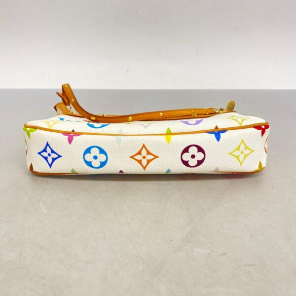 1240001051356 3 Louis Vuitton Pochette Accessoire Multicolor Pouch White