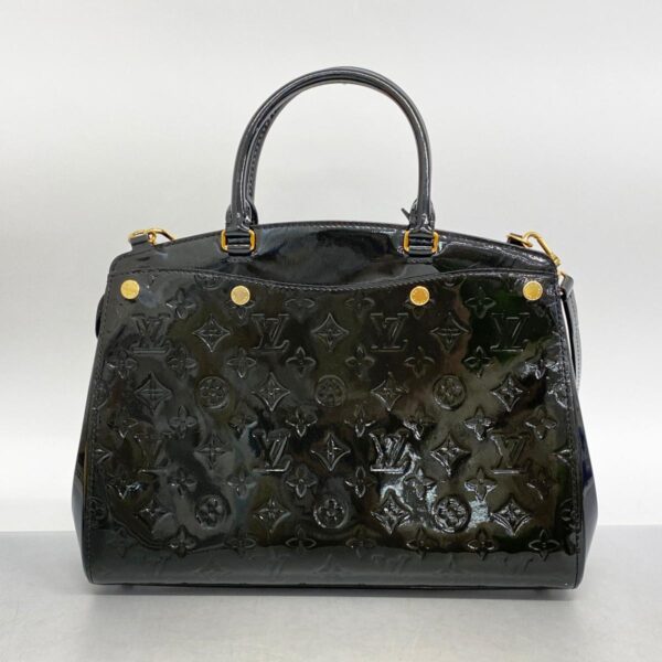 1240001051385 11 Louis Vuitton Blair MM Vernis Two way Bag Noir