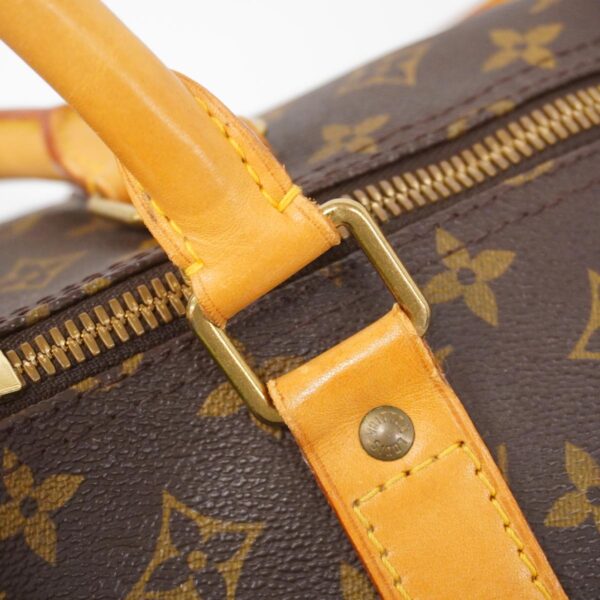 1240001051390 15 1 Louis Vuitton Keepall Bandouliere 60 Monogram Bag Brown