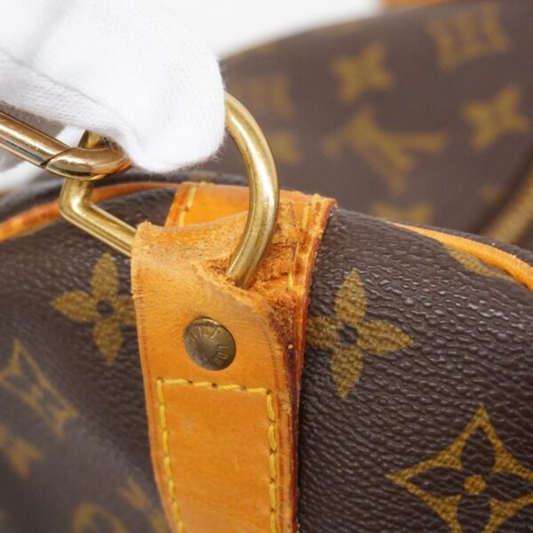 1240001051390 6 1 Louis Vuitton Keepall Bandouliere 60 Monogram Bag Brown