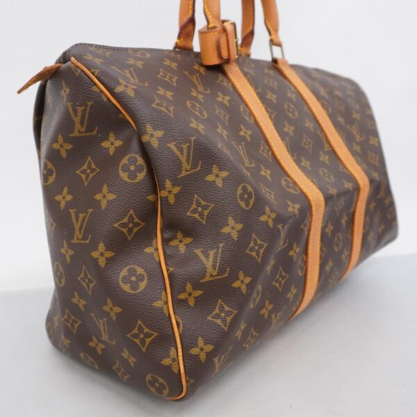 1240001051391 2 Louis Vuitton Keepall 45 Monogram Bag Brown