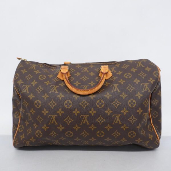 1240001051415 16 Louis Vuitton Speedy 40 Monogram Handbag Brown