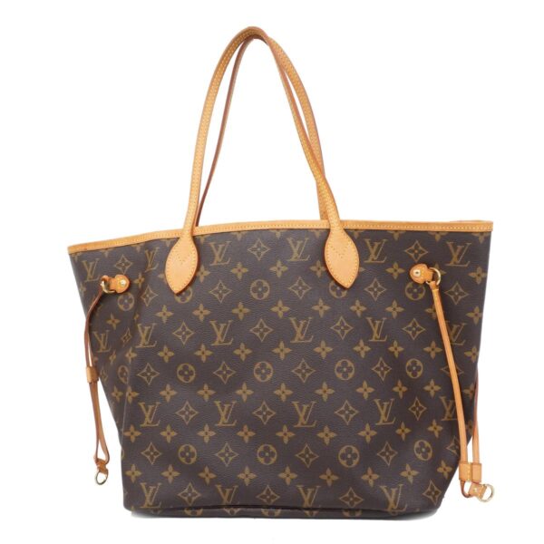 1240001051416 1 Louis Vuitton Neverfull MM Monogram Tote Bag Brown