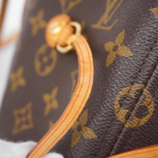 1240001051416 12 Louis Vuitton Neverfull MM Monogram Tote Bag Brown