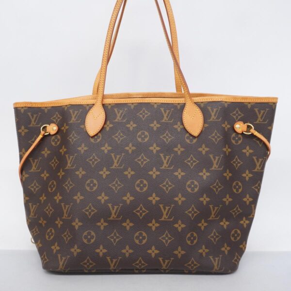 1240001051416 14 Louis Vuitton Neverfull MM Monogram Tote Bag Brown