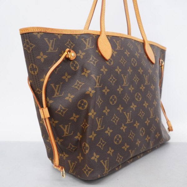 1240001051416 2 Louis Vuitton Neverfull MM Monogram Tote Bag Brown