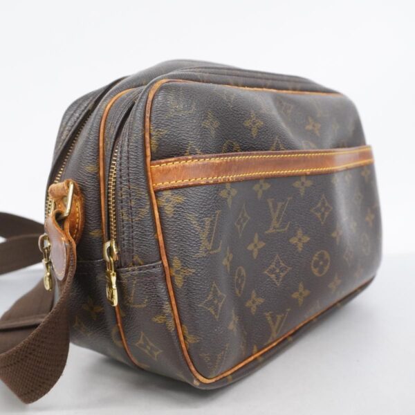 1240001051417 2 Louis Vuitton Reporter PM Monogram Shoulder Bag Brown