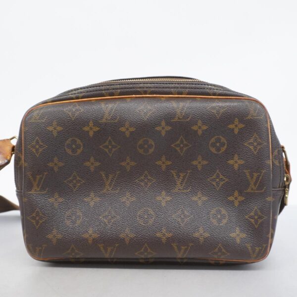 1240001051417 20 Louis Vuitton Reporter PM Monogram Shoulder Bag Brown