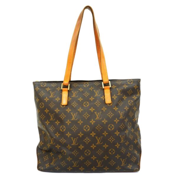 1240001051424 1 Louis Vuitton Cabamezzo Monogram Tote Bag Brown