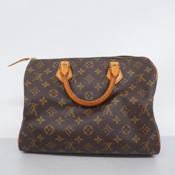 1240001051470 15 Louis Vuitton Speedy 30 Monogram Handbag Brown