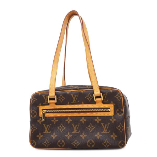 1240001051471 1 Louis Vuitton Cité MM Monogram Shoulder Bag Brown