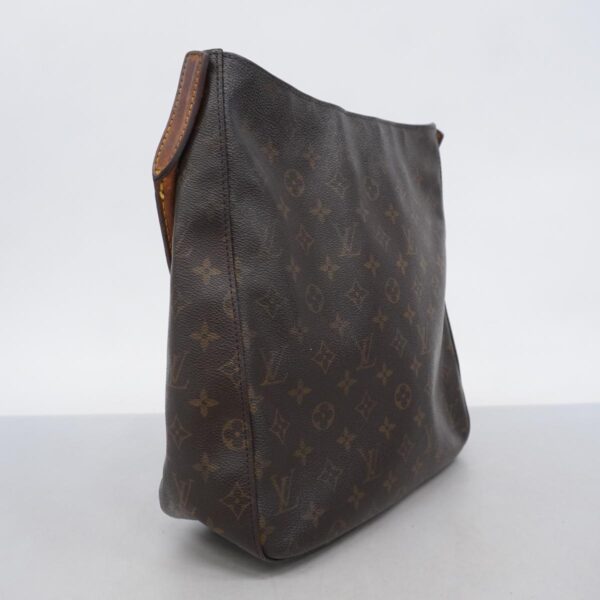 1240001051477 2 Louis Vuitton Looping GM Monogram Shoulder Bag Brown