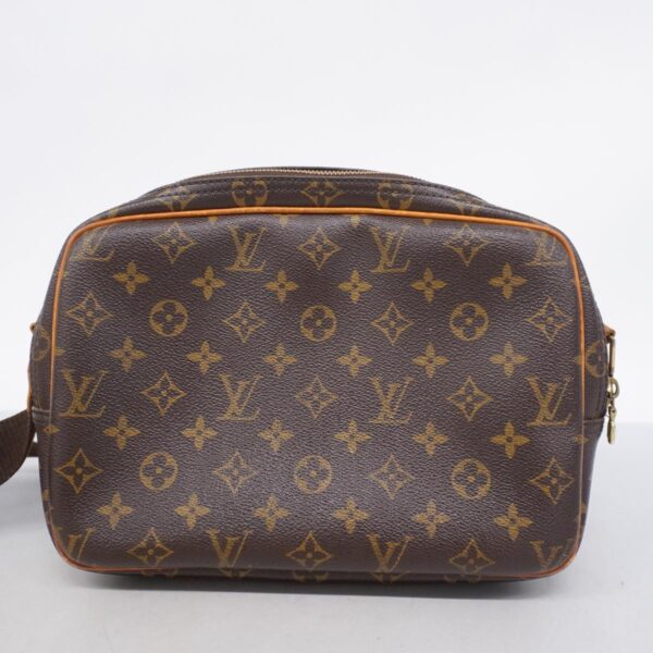 1240001051497 16 Louis Vuitton Reporter PM Monogram Shoulder Bag Brown